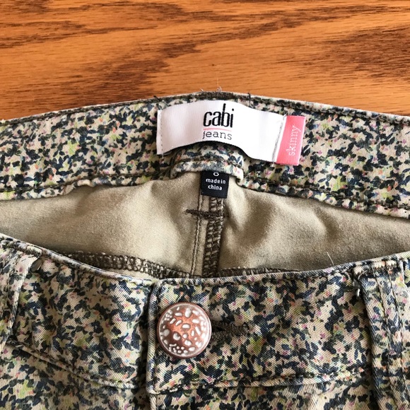 CAbi Skinny Print Jean - Picture 2 of 3